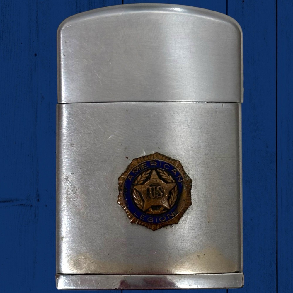 Vintage US American Legion Ronson Silver Lighter