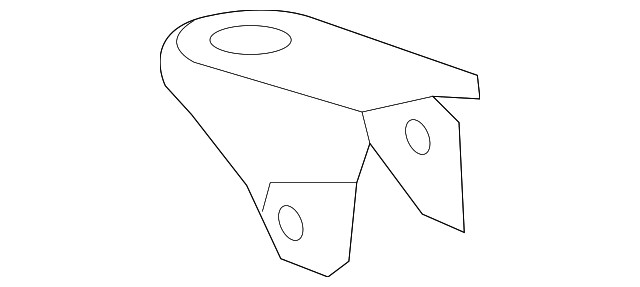 Genuine GM Passenger Side Mount Bracket (Radiator Side) 22838808
