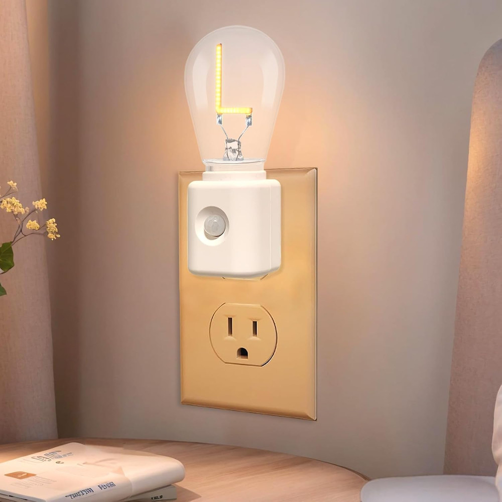 LED Night Light Plug In, Motion Sensor Night Light with Adjustable Brightness 3