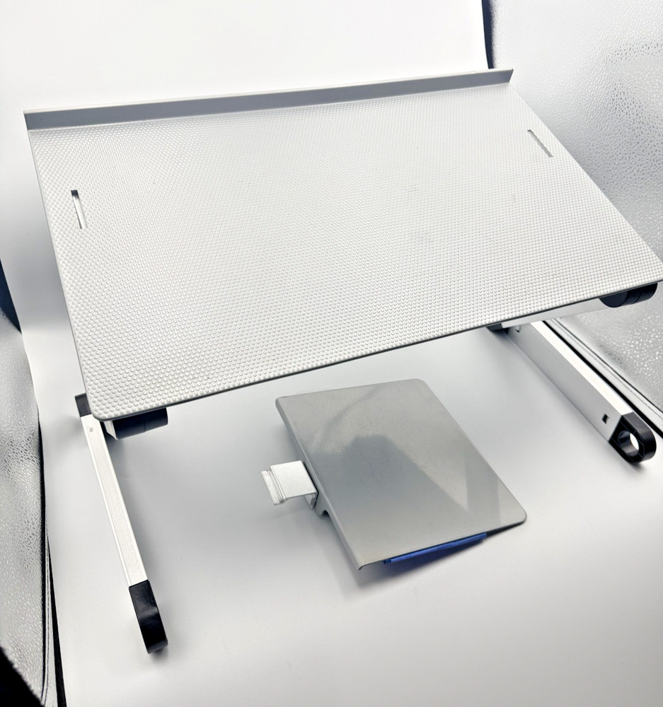 Uncaged Ergonomics Adjustable Keyboard Tray, Silver, Ergonomic, Wrist Rest