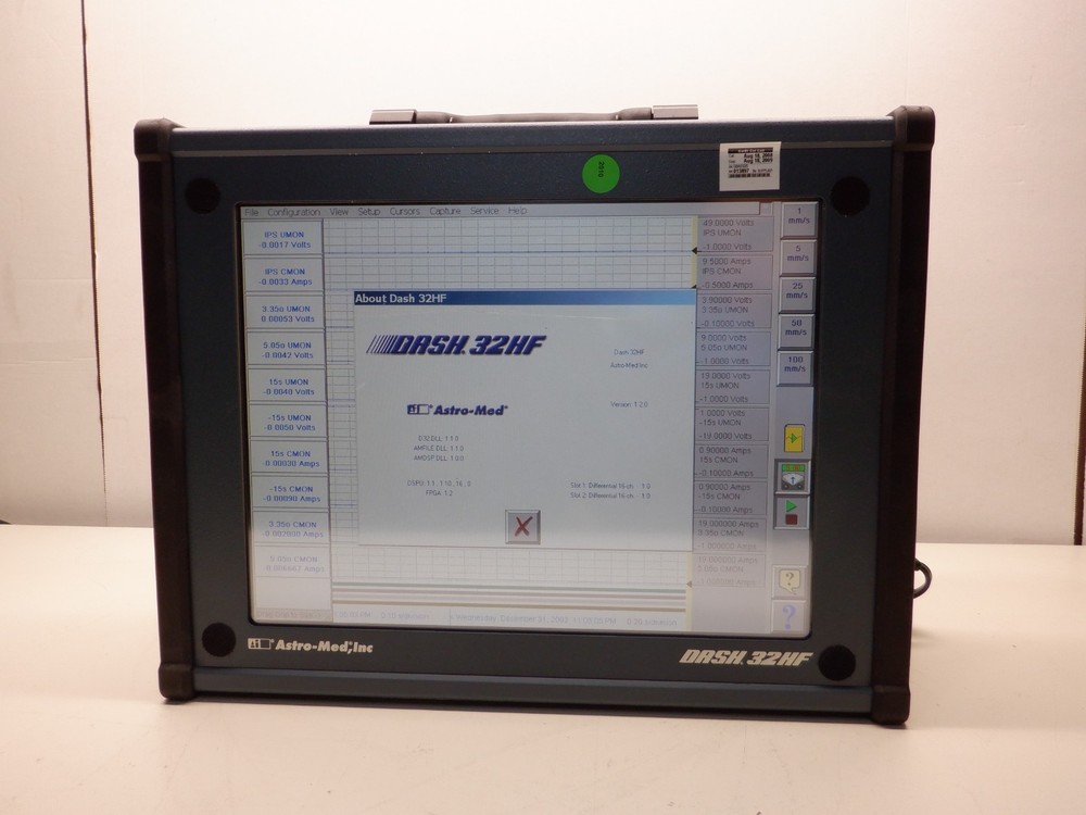 ASTRO-MED DASH 32HF HIGH FREQUENCY DATA RECORDER