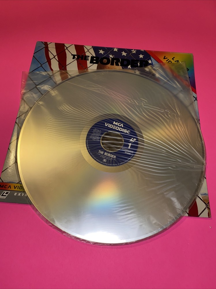 THE BORDER Laserdisc LD - JACK NICHOLSON