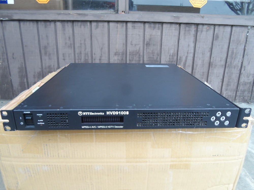 NTT Electronics HVD9100 HVD9100S MPEG-4 AVC/MPEG-2 HDTV HD Decoder BISS Included