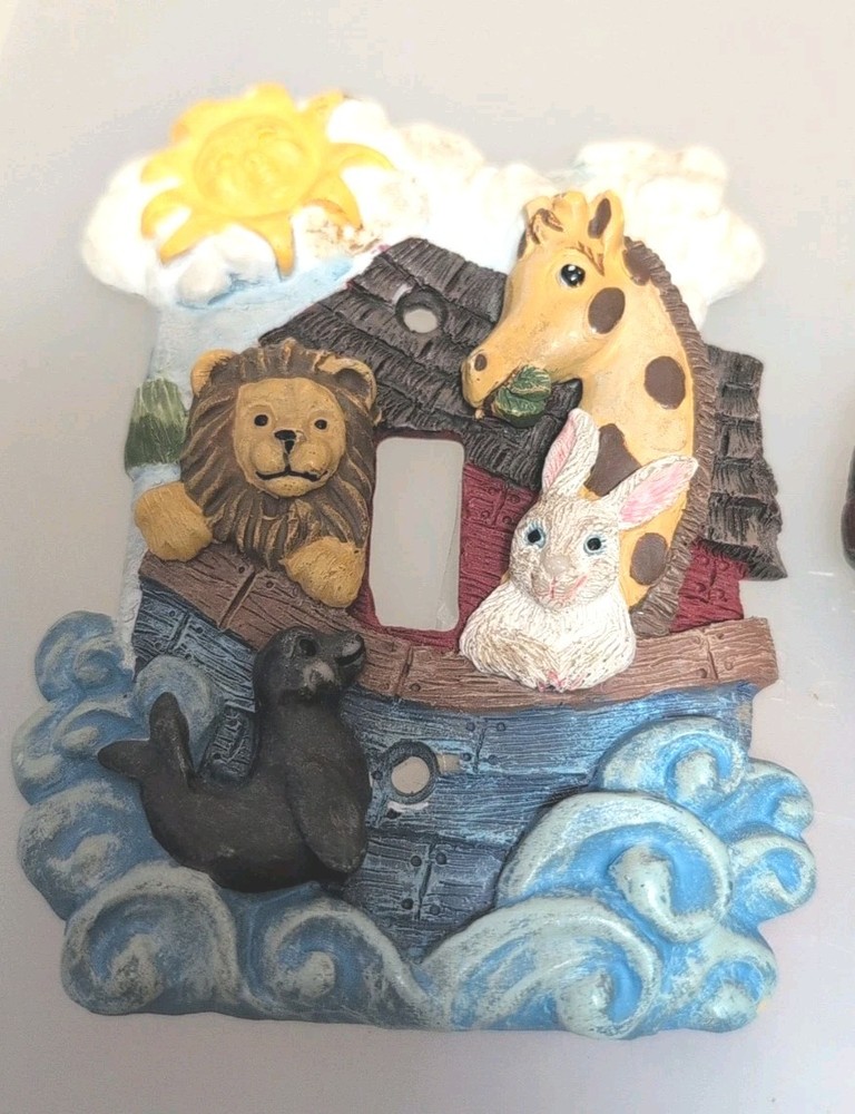 Noah's Ark Wall Plaque And Light Switch Cover