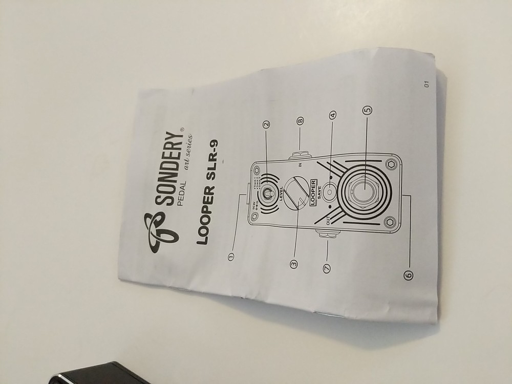 Sondery Looper Pedal SLR-9 Open Box
