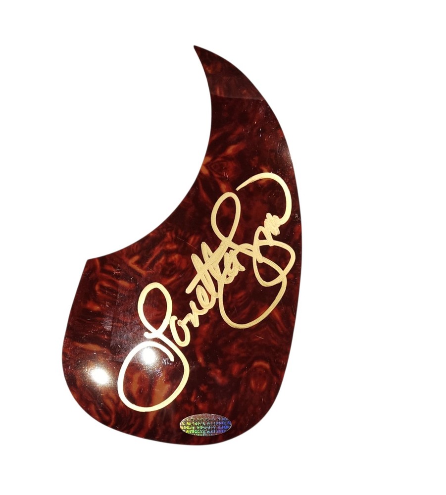 LORETTA LYNN Autographed Hand Signed Guitar Pickguard with COA!