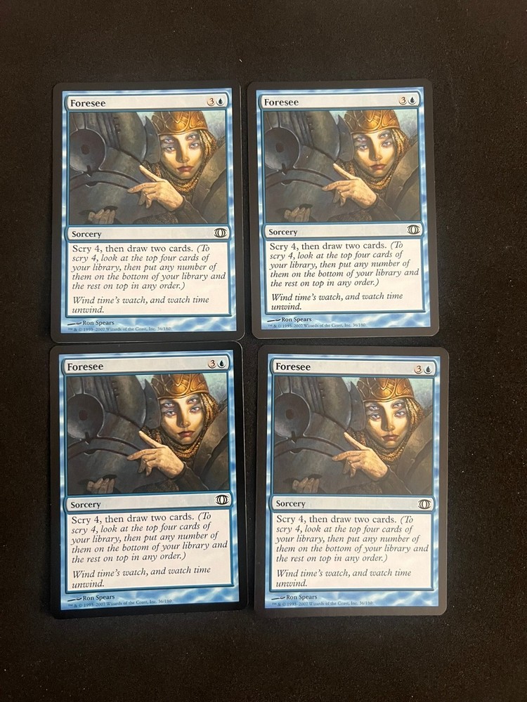 x4 Foresee [Future Sight] Magic MTG Cards LP