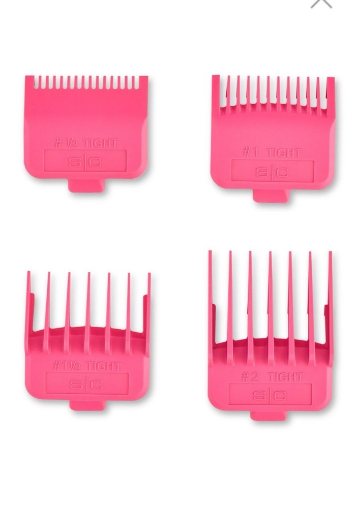 GAMMA+ DUB MAGNETIC TIGHT CLIPPER GUARDS/PINK