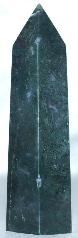 Moss Agate Tower 3.39"/85 Grams