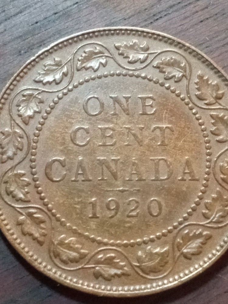 1920 One Cent Large Au