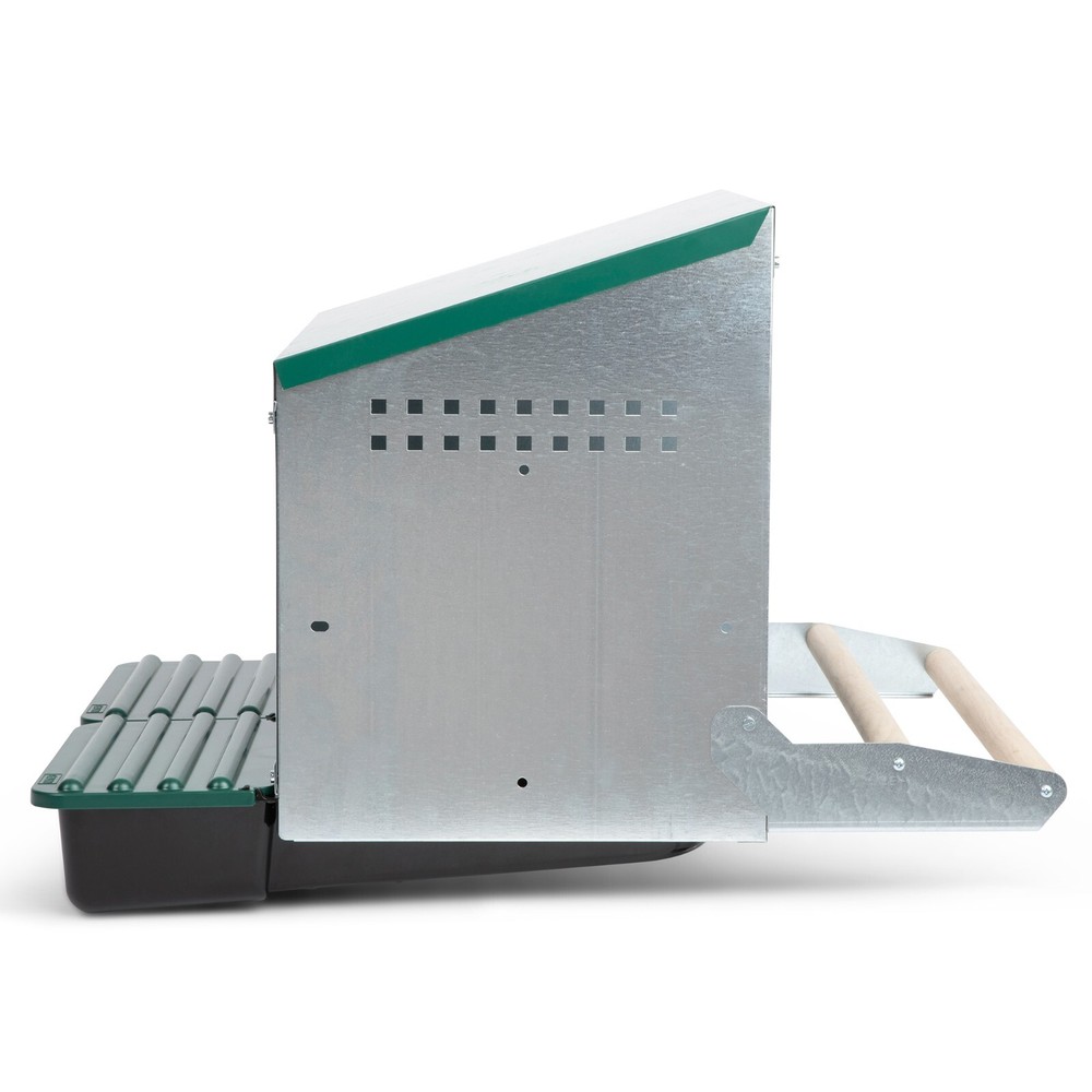 Homestead Essentials 2 Compartment Reverse Roll Out Chicken Nesting Box w/ Lids