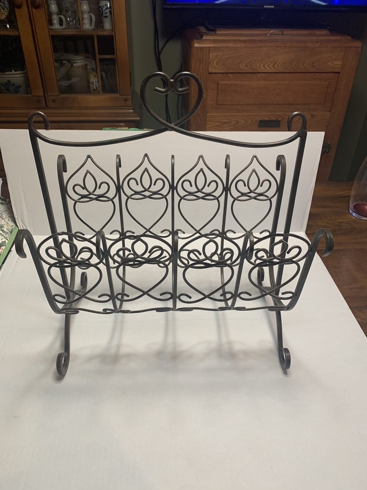 Southern Living Black Iron Magazine Rack