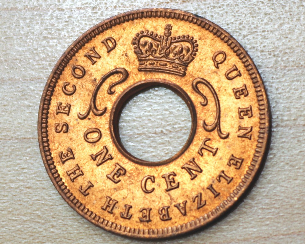 1955 British East Africa 1 Cent