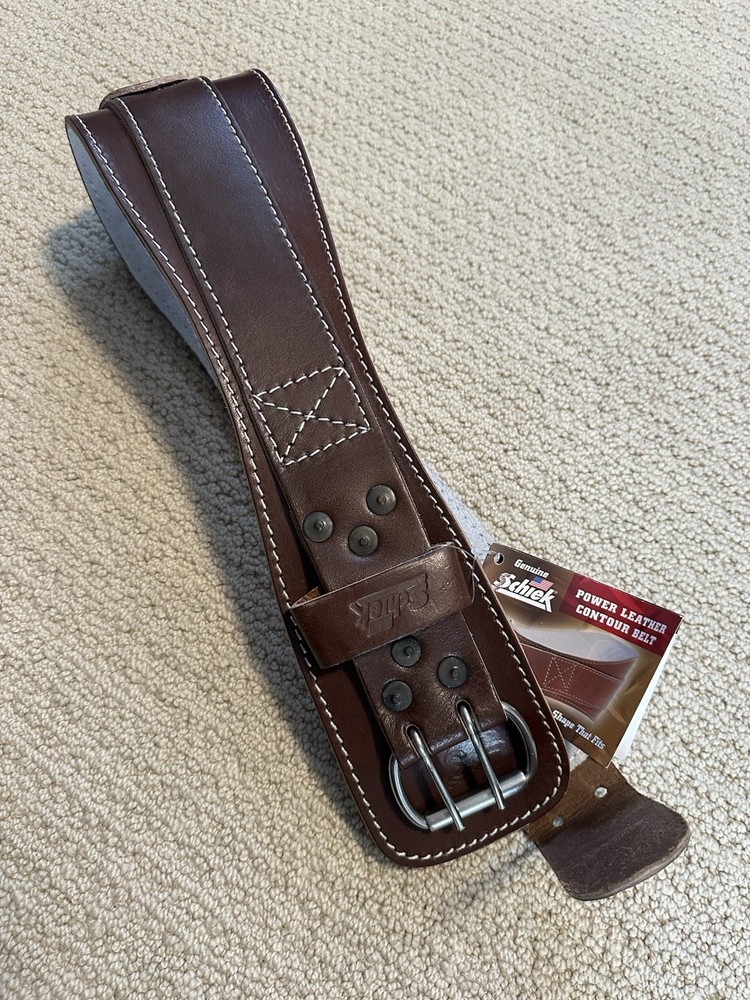 Schiek Leather Weight Lifting Belt Size S