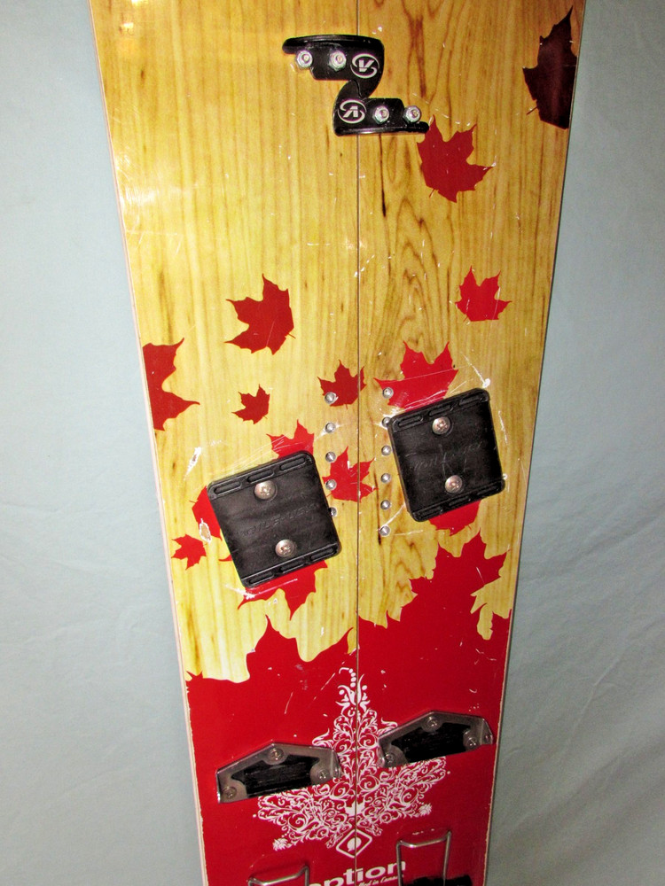 Option Free Plus SPLITBOARD snowboard 165cm with complete VOILE hardware kit! ~~