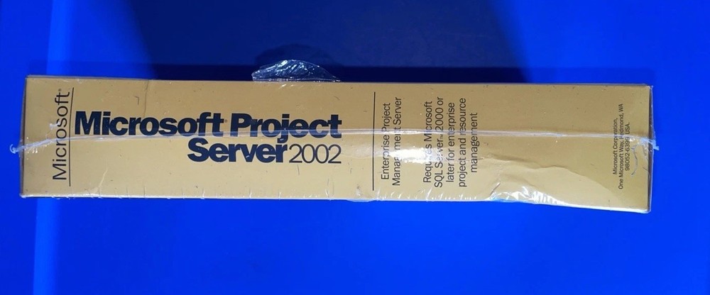 Microsoft Project Server 2002 _ Enterprise Project Management Server- 5 Licenses