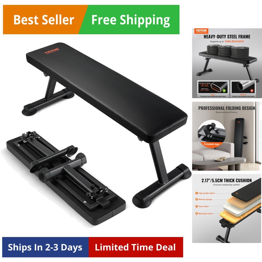 Sit Up Bench, Decline Ab Bench with Reverse Crunch Handle, Adjustable Height ...