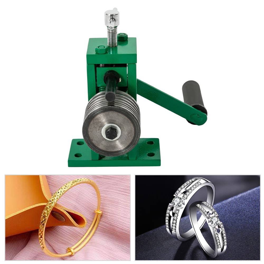 Handcrank Ring Earring Bending Machine Ring Bender Jewelry Crafts Making Tool