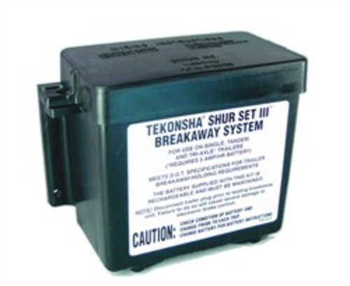 Tekonsha 2051 Breakaway Battery Box, All Polymer Lockable