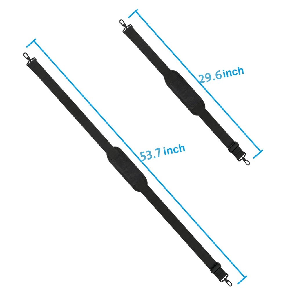 Shoulder Strap, 52" Universal Replacement Laptop Shoulder Strap Luggage Duffe...