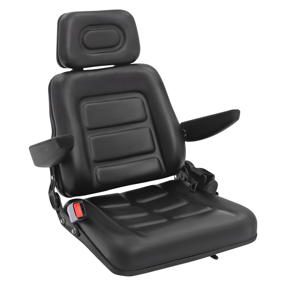 Ergonomic Tractor Seat With Adjustable Headrest Armrest & Lumbar Support