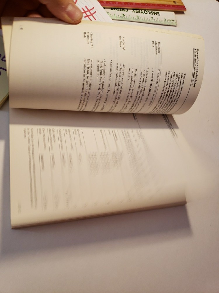 Texas Instruments TI-35 Galaxy Guidebook Vintage 1984