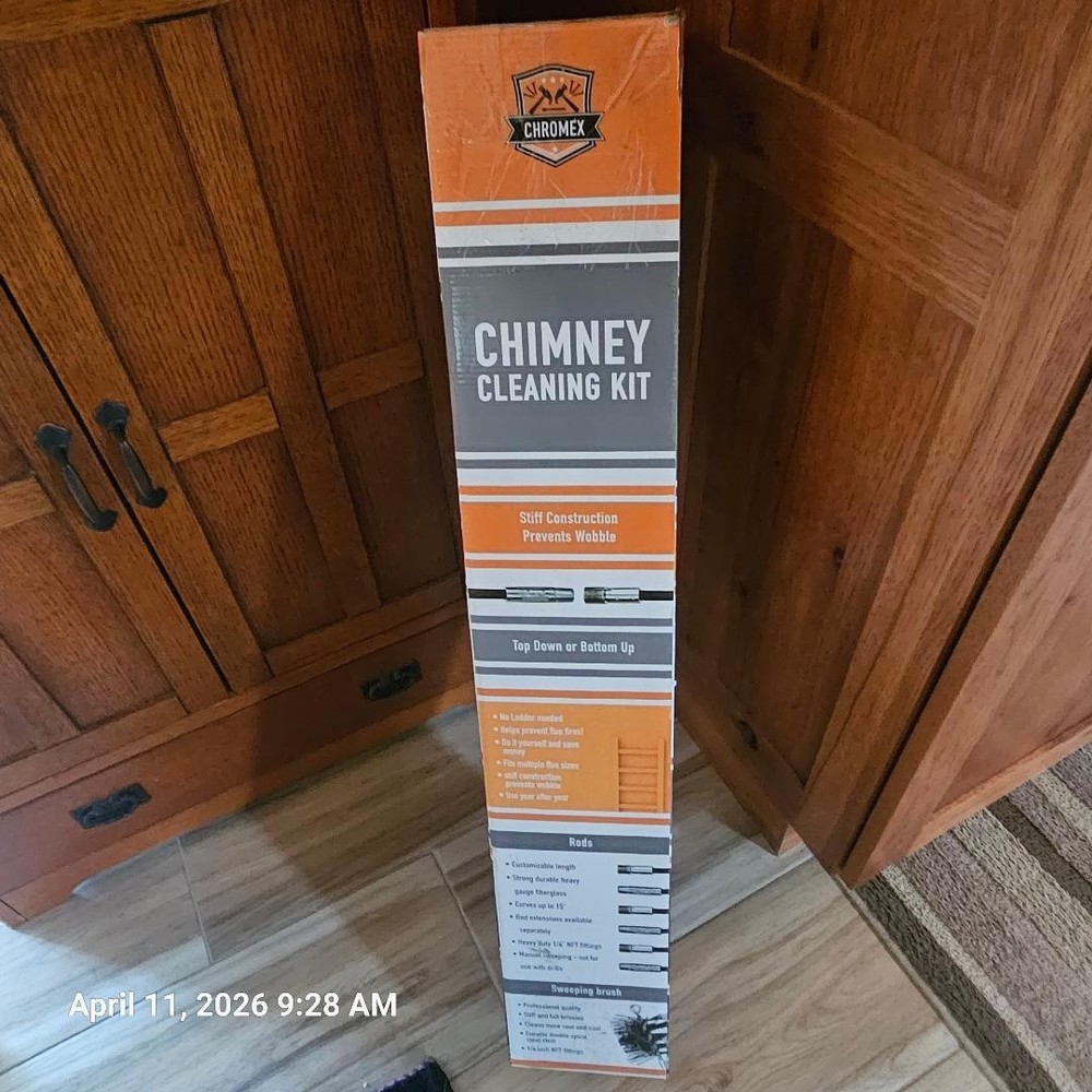 Chromex chimney cleaning kit six inch