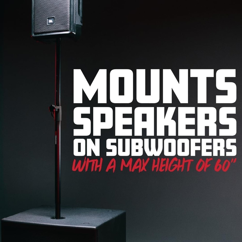 Subwoofer Speaker Stand with 125 lbs Load Capacity - Adjustable Height