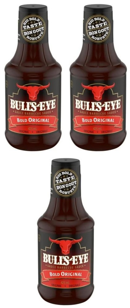 Bull's-Eye Bold Original BBQ Sauce, 425mL (3 Pack)