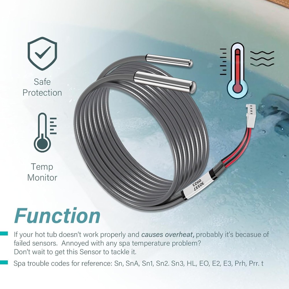 Hot Tub Sensor Temp and Hi-Limit Sensor Replace for Balboa 30337 30298 30294
