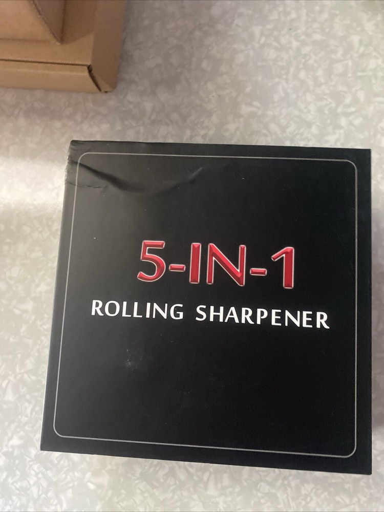 Rolling Knife Sharpener Magnetic Diamond 15 & 20 Degree Angle