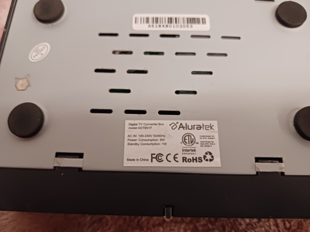 AluraTek TV Converter Box ADTB01F