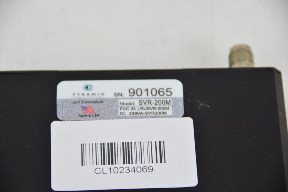 Pyramid SVR-200M UHF Transceiver