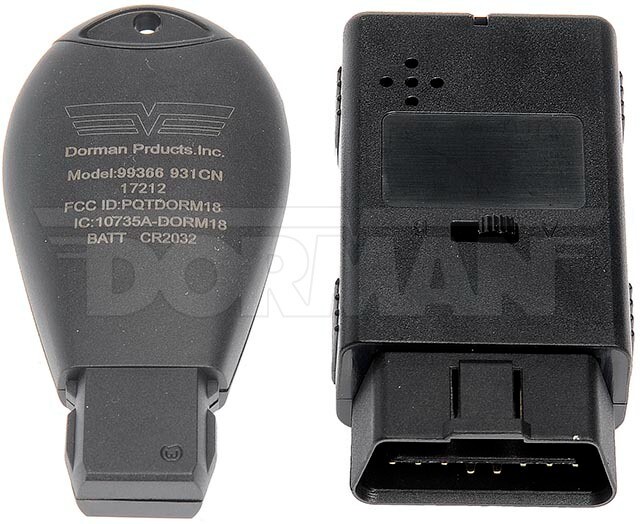 Dorman 99366 Keyless Entry Remote 7 Button fits Chrysler Dodge models