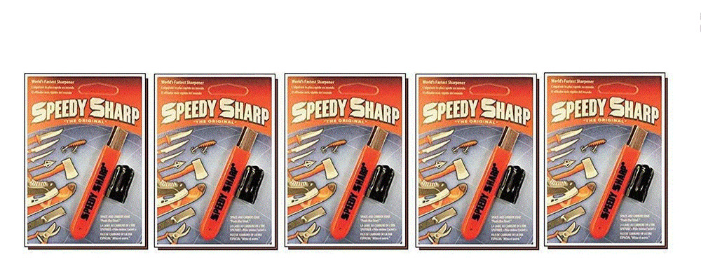 "The Original" Speedy Sharp Carbide Sharpener, Knife Sharpener,  Orange (5 pack)