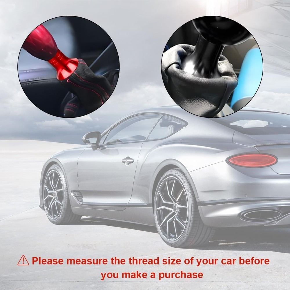 Shift Knob Boot Retainer, M12×1.25 Durable Aluminum Boot Retainer Stick Shift K