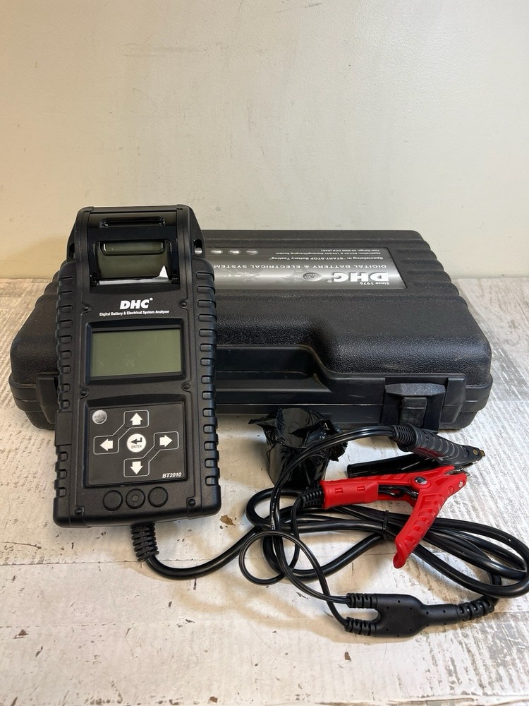DHC BT2010 Digital Battery & Electrical Analyzer Tester W/ Case & Manual TESTED
