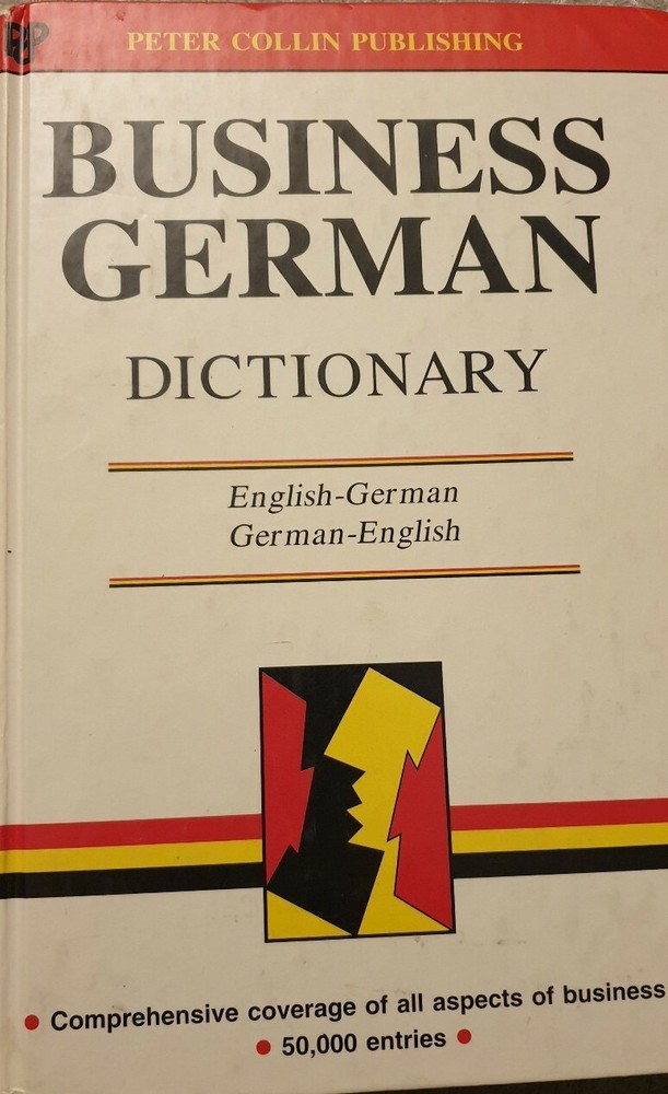Business German Dictionary Collins 1994 PB