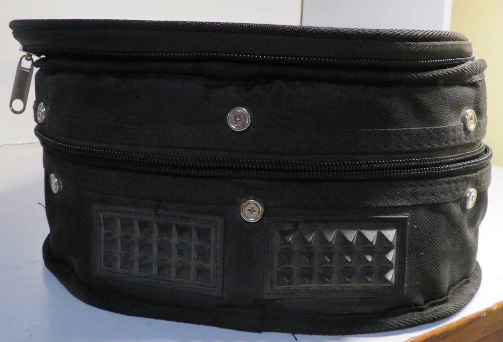 Durable Cloth Fluff Triangle Shape Carry Case Black Lining Violin Fiddle 27" OD