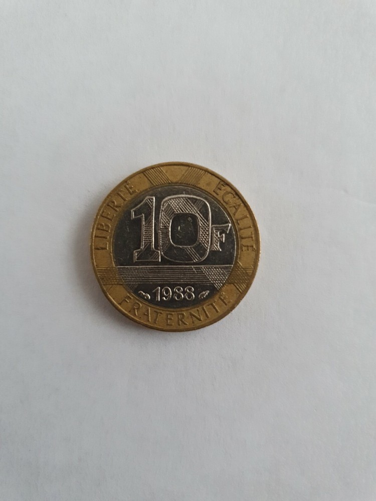 France 10 francs, 1988