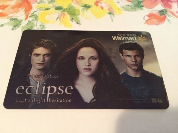 WALMART ( Canada ) Twilight Eclipse 2010 Foil Gift Card ( $0 )