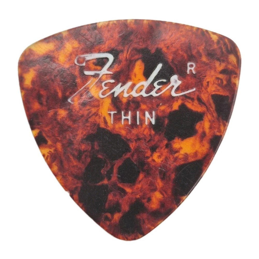 Fender Thin Guitar Pick Tortoise Shell 5 Generic Picks Various Colors