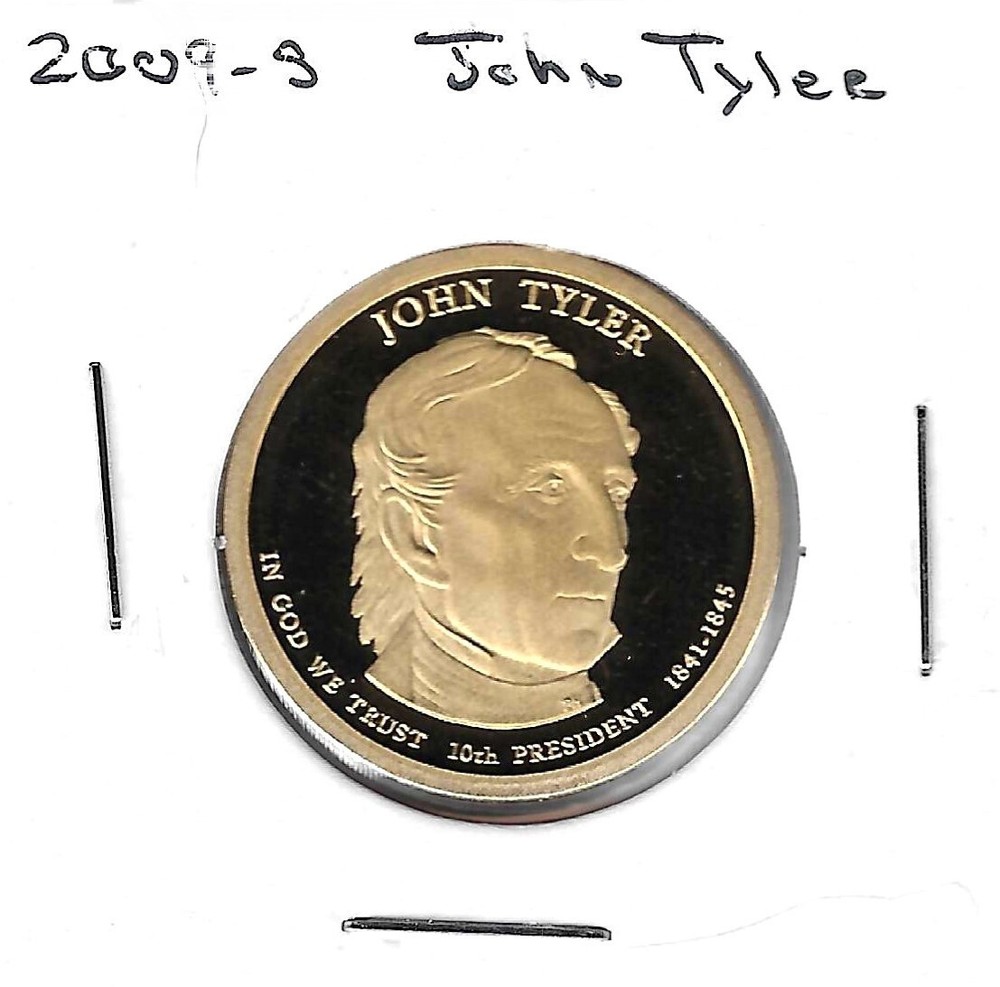 2009-S John Tyler Presidential Dollar Proof