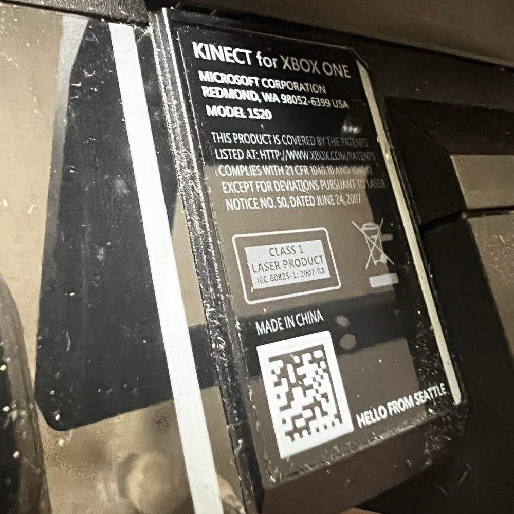 MICROSOFT Kinect For Xbox One Working