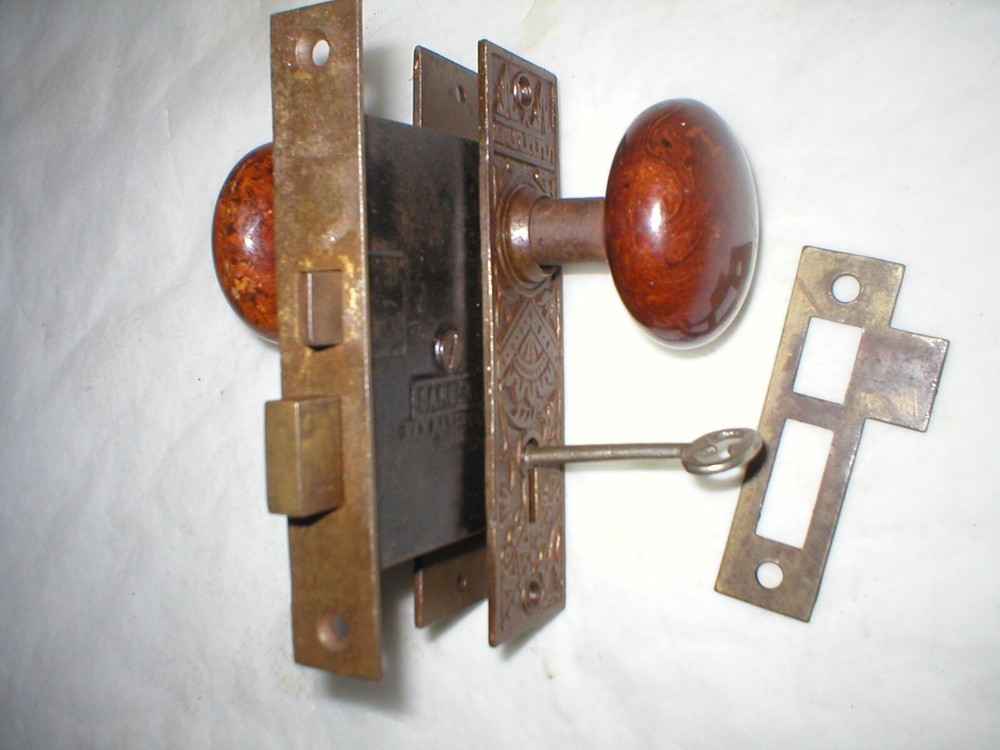 Antique Victorian Era Door Hardware