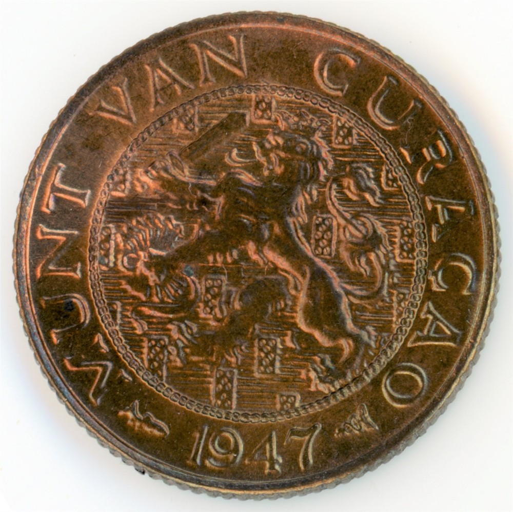 Curacao - 1947 Cent KM#41 Choice RB BU