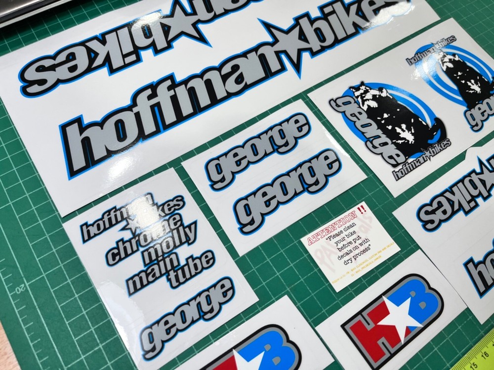 Hoffman george bmx decals