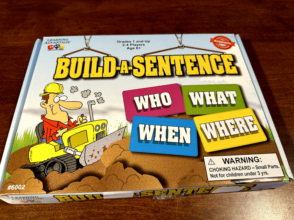 Learning Advantage Build-A-Sentence content sealed