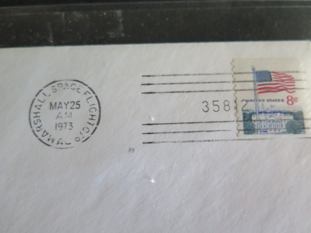 1973 signed manager skylab program marshall space flight center first crew cover