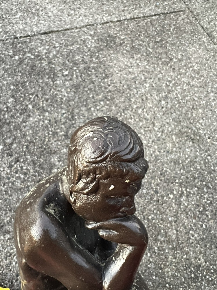 Esco Products Thinking Man Book End Good Condition
